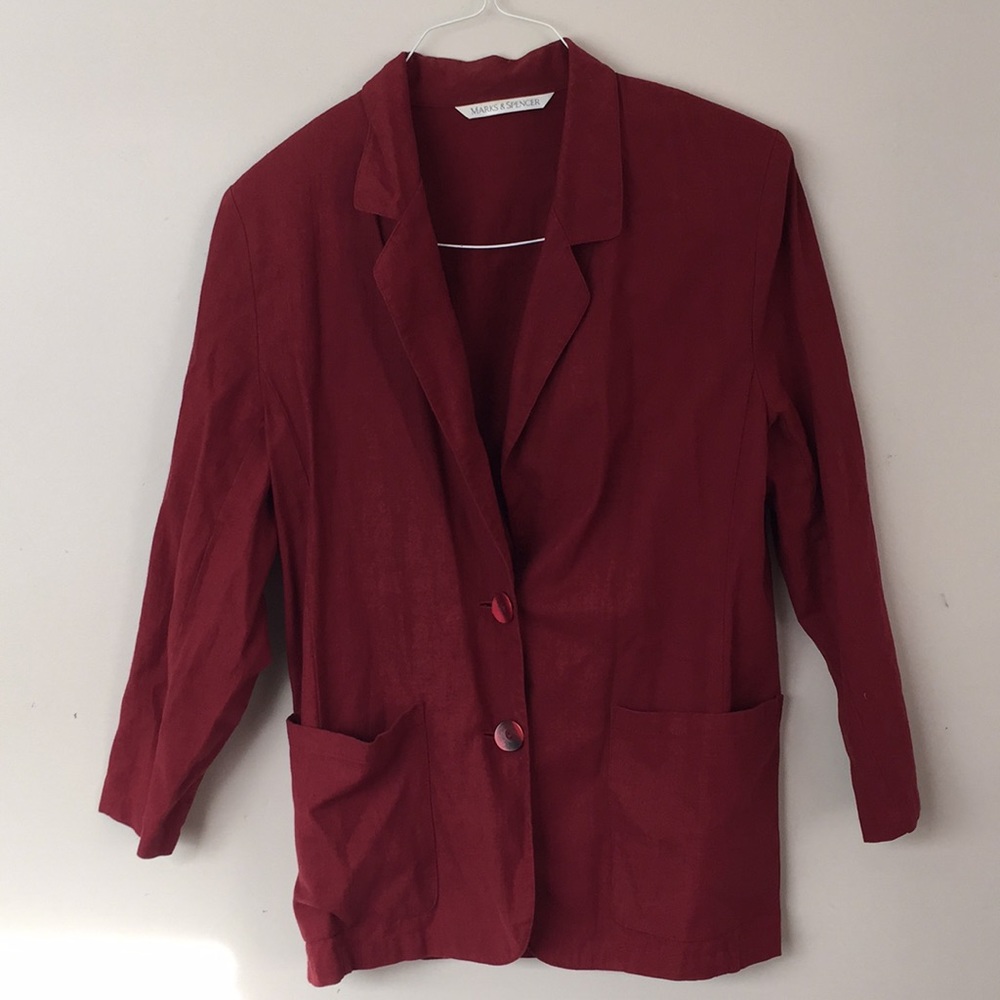 ❤️ Marks & Spencer Brick Red Blazer